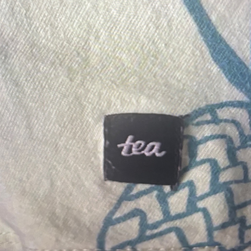 Tea Collection Pineapple Print Trapeze Dress 4 Whimsywear Cottagecore Playful - Picture 8 of 9